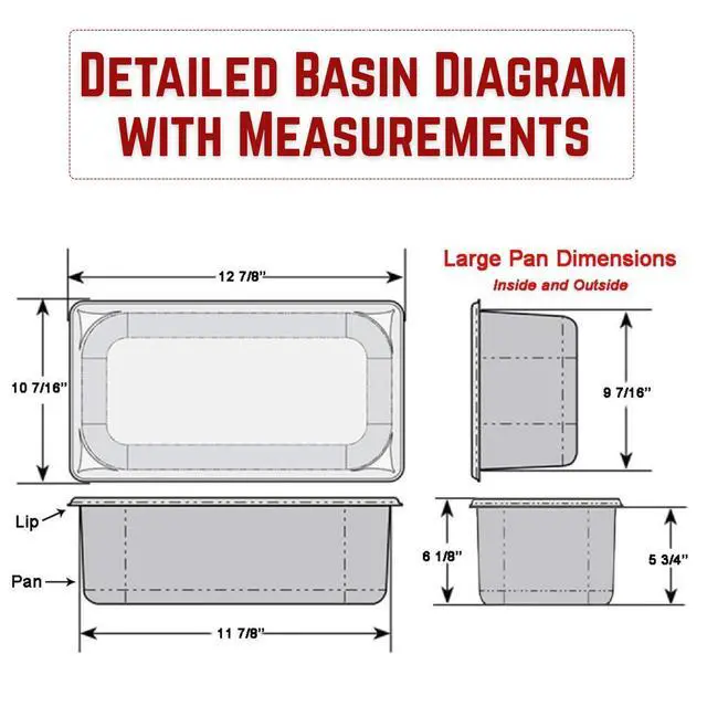 Alt view image 4 of 6 - 4-Large Compartment Drop-in Stainless Steel Concession Sink | Portable 4-basin sink with Dual faucet, bar drains, and basket strainers included. for food truck and concession stands