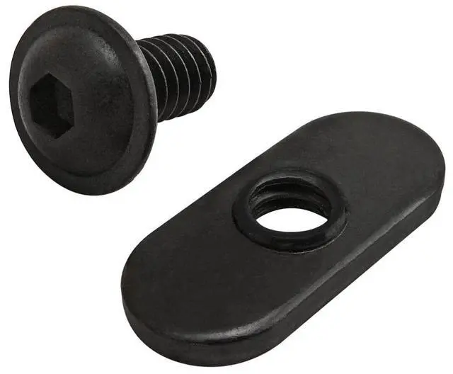 Alt view image 2 of 6 - 8020, 3321, 10 Series Bolt Assembly, 1/4-20 x 1/2 0.5" Flanged Button Head Socket Cap Screw (FBHSCS) with Slide-in Economy T-Nut Hardware HW Combo (250 Pack)