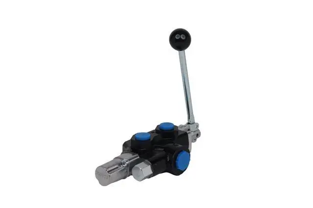 Alt view image 4 of 5 - Compact Hydraulic Log Splitter Control Valve Auto Return Detent, 18 GPM, 3/4 NPT Inlet/Outlet, 1/2" NPT Work Ports, 3625 PSI, Tandem Center, Lightweight 5lb Design Part Number 220997
