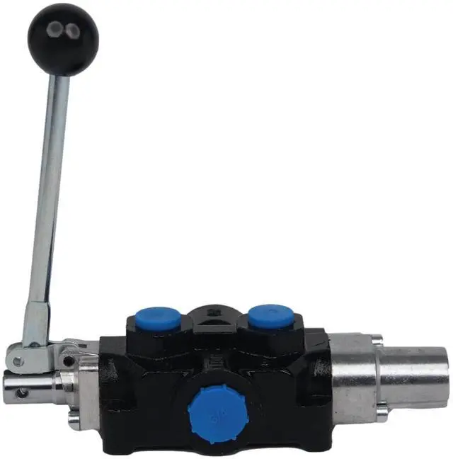 Alt view image 5 of 5 - Compact Hydraulic Log Splitter Control Valve Auto Return Detent, 18 GPM, 3/4 NPT Inlet/Outlet, 1/2" NPT Work Ports, 3625 PSI, Tandem Center, Lightweight 5lb Design Part Number 220997