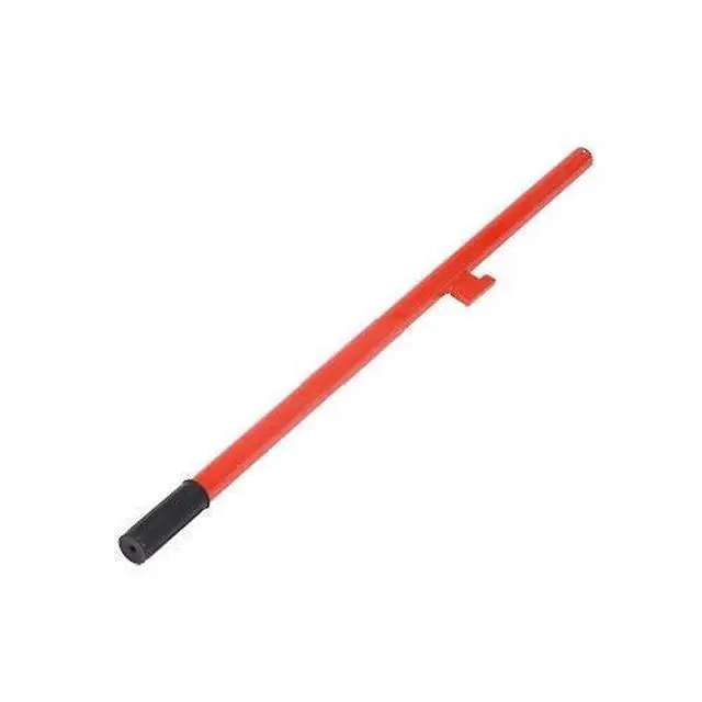 Alt view image 6 of 6 - Easy-Steer Drum Cradle with Retractable Handle, For Use with 55 Gallon Steel Drums, 5" & 3" Polyolefin Wheels, 600 Lbs Capacity, Steel Construction