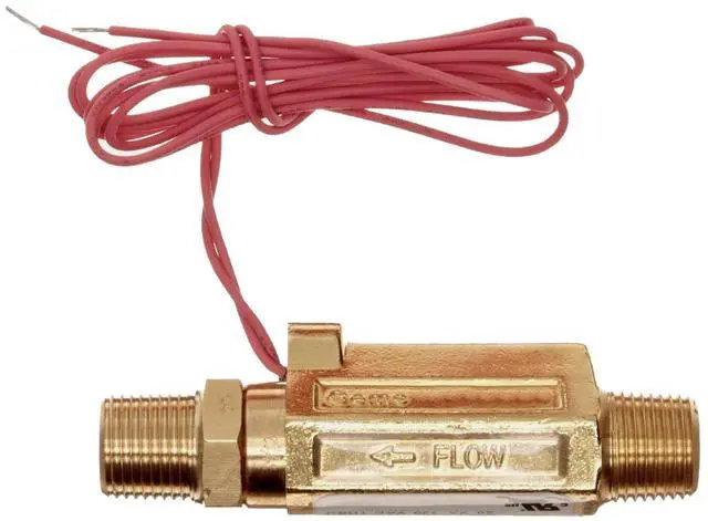 Alt view image 2 of 2 - FS-380 Series Brass High Pressure Flow Switch, Inline, Piston Type, 0.25 gpm Flow Setting, 3/8" NPT Male