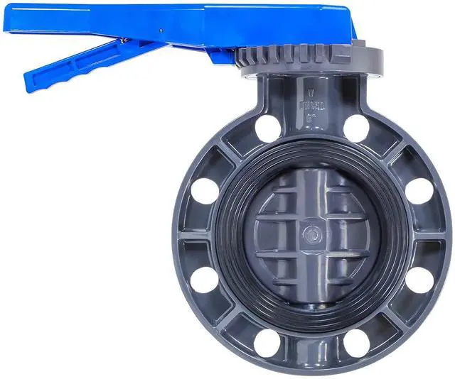Alt view image 2 of 3 - RKLV6B PVC Butterfly Valve, 6"