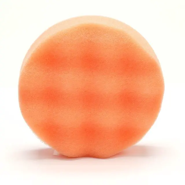 Alt view image 4 of 6 - Finesse-It Buffing Pad - Orange Foam Buffing Pad for Finesse-It Compound - Hook-and-Loop Attachment - Paint Shop Pad - 3.25" - 2648
