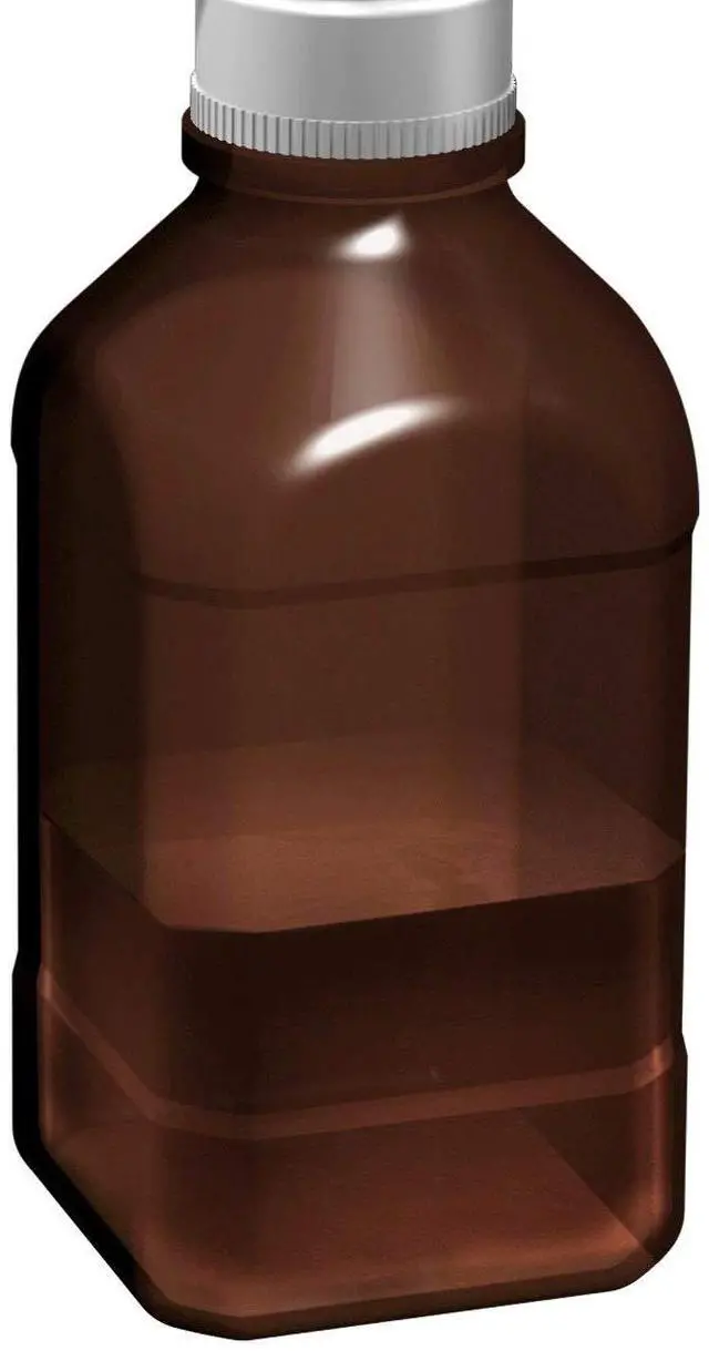Main image of Amber Glass Lab Bottle 2.5L - Borosilicate with GL45 Screw Cap, Autoclavable, Light-Sensitive Protection, Chemical Resistant - Durable Laboratory Container