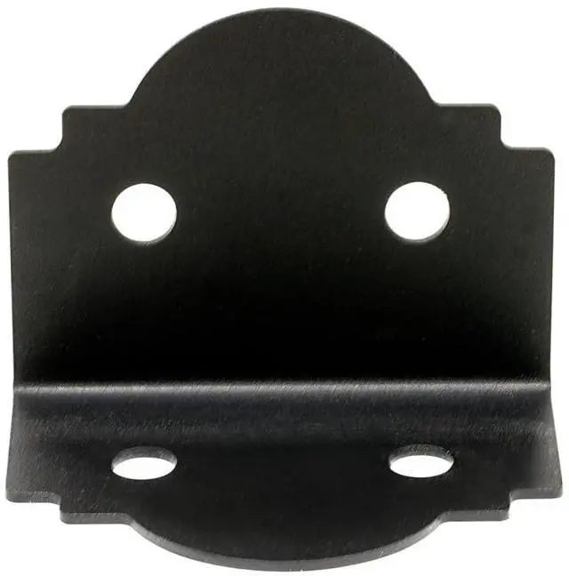 Main image of APA6 Outdoor Accents Mission Collection ZMAX, Black Powder-Coated 90° Angle for 6X (Pack of 12)