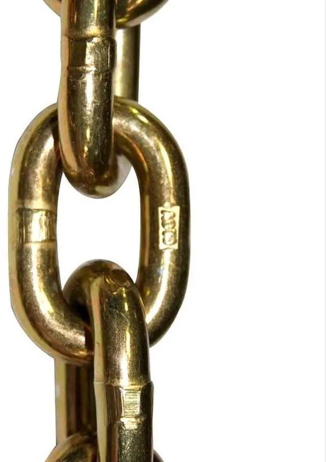 Main image of 1/4" x 50' Grade 70 Transport Chain Flatbed Tow Truck Trailer Safety WLL 3150 lb
