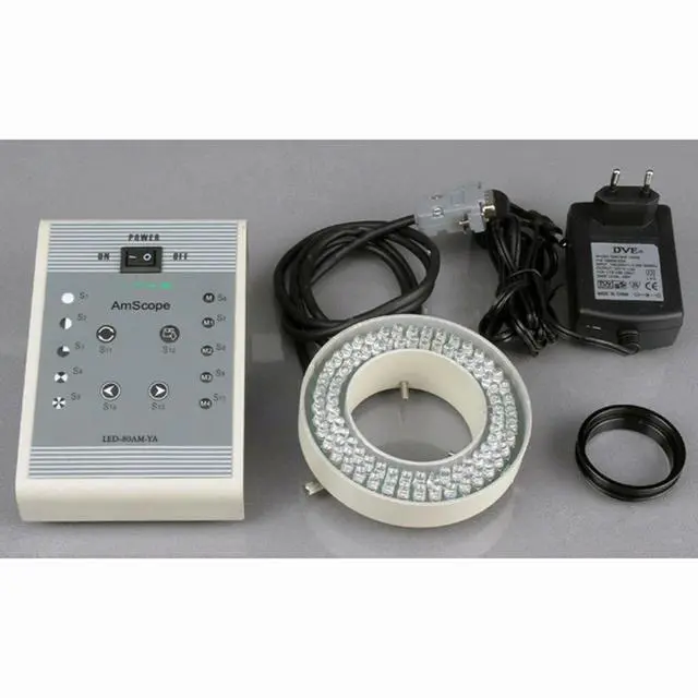Alt view image 2 of 6 - LED-80AM 80-LED Lighting-Direction-Variable Microscope Ring Illuminator