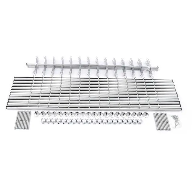 Alt view image 6 of 6 - 10Pcs Eyeglass Display Racks Frame Aluminium Wall-Mounted Sunglasses Storage Organizer Display Stand Holder (Hold 14 Frames)