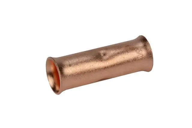 Alt view image 3 of 6 - 3/0 AWG Butt Splice Connector Bare Copper Uninsulated Gauge. 100 Pack