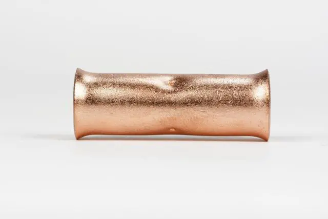 Alt view image 4 of 6 - 3/0 AWG Butt Splice Connector Bare Copper Uninsulated Gauge. 100 Pack