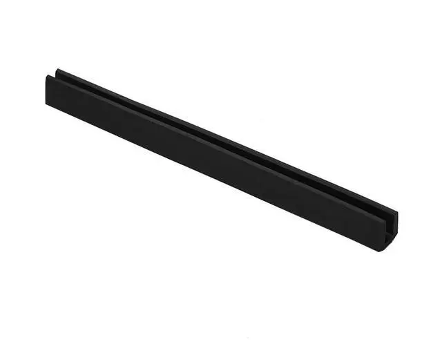 Alt view image 2 of 4 - 2047U Neoprene Rubber U-Channel Edge Protector Extrusion 1/2" Slot Width - 50 ft