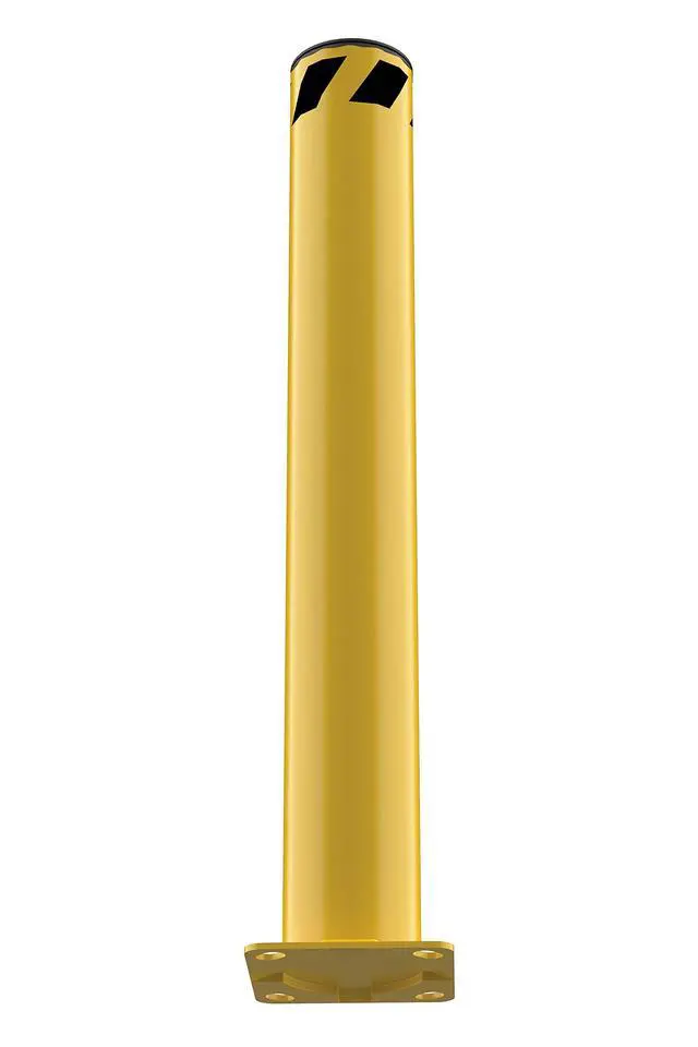Alt view image 4 of 6 - BOL-42-5.5 Steel Pipe Safety Bollard 42 In. x 5-1/2 In. Yellow