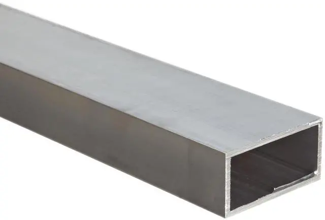Main image of 6063 Aluminum Rectangular Tubing, T52 Temper, ASTM B221, 2" x 6", 0.125" Wall, 72" Length, OnlineMetals