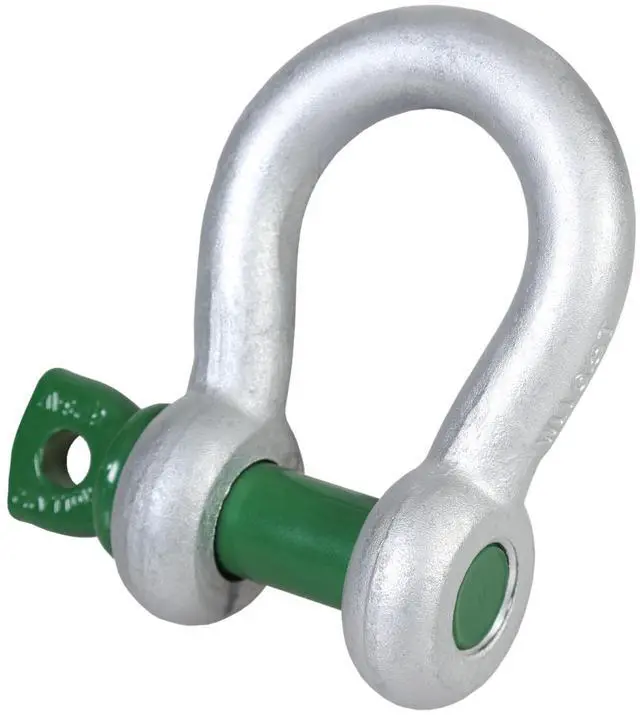 Main image of 1-1/2" 17mt G-4161 Galvanized Screw PIN Anchor Shackle #GPGHBB38