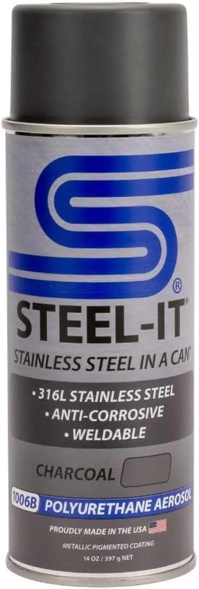 Main image of 1006B Polyurethane, Industrial Paint Coatings, Weldable, Easy to Apply - Charcoal (5 Pack)