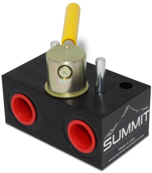Main image of Hydraulic Rotary Selector Diverter Valve, 3 Way, 20 GPM, 5000 PSI, #8 SAE Ports