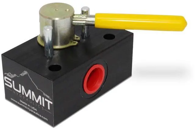 Alt view image 2 of 5 - Hydraulic Rotary Selector Diverter Valve, 3 Way, 20 GPM, 5000 PSI, #8 SAE Ports