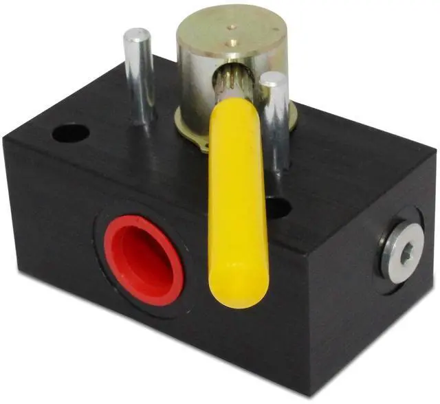 Alt view image 4 of 5 - Hydraulic Rotary Selector Diverter Valve, 3 Way, 20 GPM, 5000 PSI, #8 SAE Ports