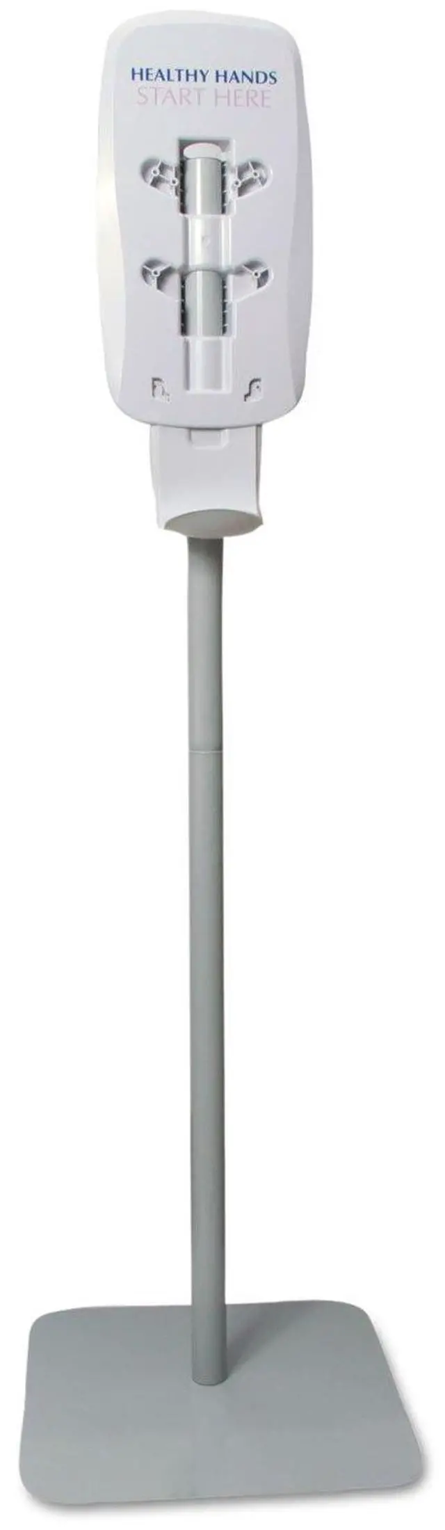 Main image of Hand Sanitizer Dispenser Floor Stand, Light Gray, Floor Stand for use with LTX or TFX Touch-Free Hand Sanitizer Dispensers 2424-DS,6.25" x 23.75" x 16.37"