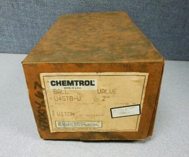 Alt view image 2 of 3 - Chemtrol Tru-Bloc U45TB-V PVC SCH 80 True Union Ball Valve With Orange Handle, 2"
