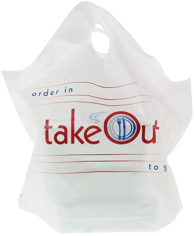 Main image of Royal Wave Top to Go Plastic Bag, 19 Inch x 19 Inch x 9.5 Inch, 30 Mic, Package of 500