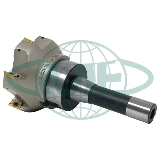 Alt view image 3 of 6 - CME 4" 90° Indexable Face Mill w/ R8 Arbor, APKT1604 Inserts Included, 6 Flutes