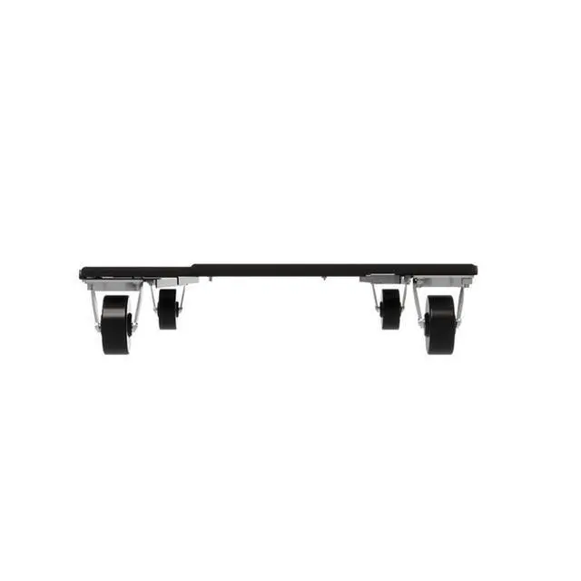 Alt view image 4 of 6 - Hirsh 36" x 18" Traditional Adjustable Metal Cabinet Dolly with 4 Heavy Duty Casters & 2 Locks, for Lateral File and Storage Cabinets in Black Finish