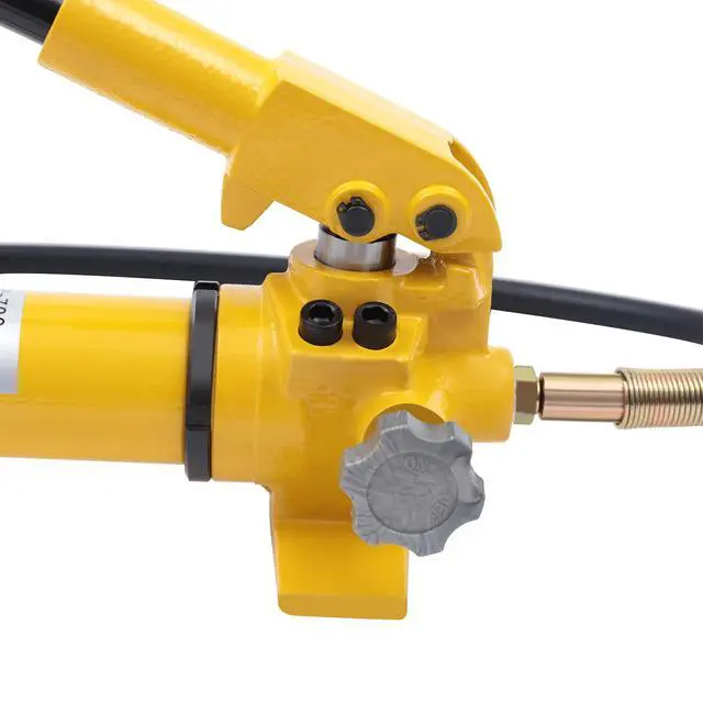 Alt view image 3 of 6 - 30T Hydraulic Jack Hydraulic Ram Pump Labor-Saving Industrial Lifting Jack with Stop Ring Anti-Slip Circles and Handle for Railway Vehicle Maintenance Mechanical Installation