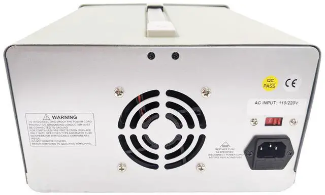 Alt view image 5 of 6 - Triple Output Power Supply, Two 0-30V @ 0-5A; One Fixed 5V @ 3A, Quad LED Displays - Model TP-2305C by