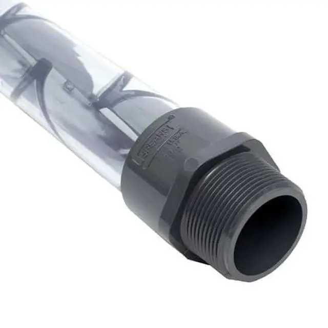 Alt view image 3 of 3 - Clear PVC Schedule 40 Pipe Mixer: 1-1/2 (in) NPT(M), 12 Elements