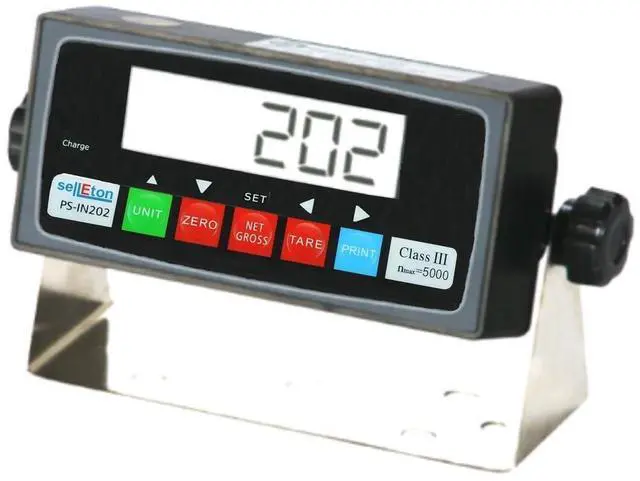 Main image of SellEton PS-IN202 NTEP Legal for Trade LCD Indicator use for Weigh Scales | Compatible with Any Floor Scale