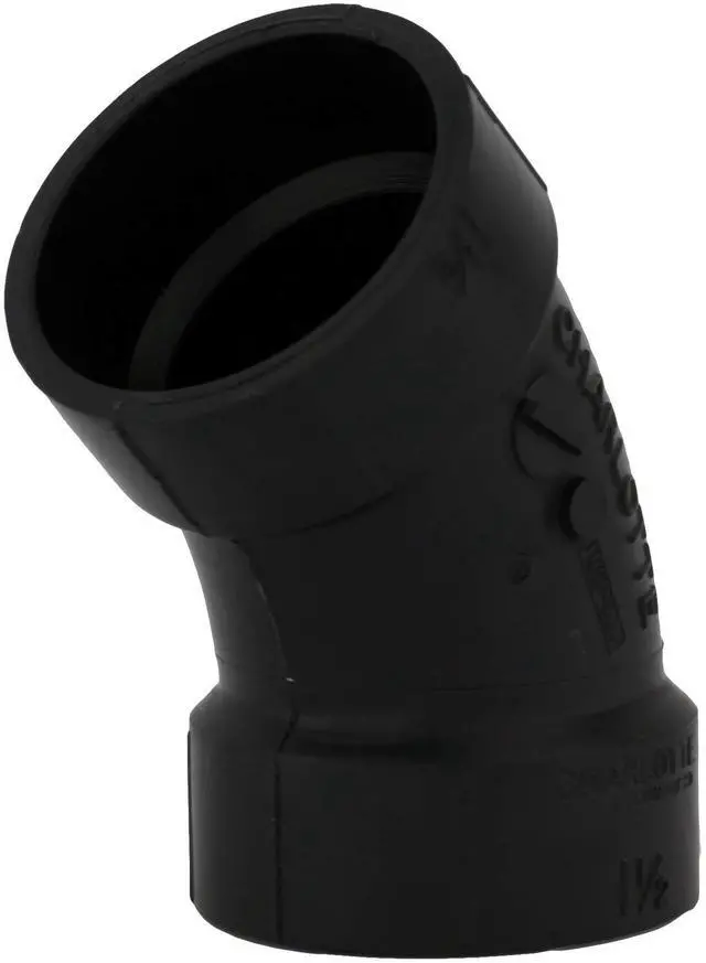 Main image of 1 1/2 DWV 1/8 BEND HUB X HUB DWV (DRAIN, WASTE AND VENT) (100 Unit Box)