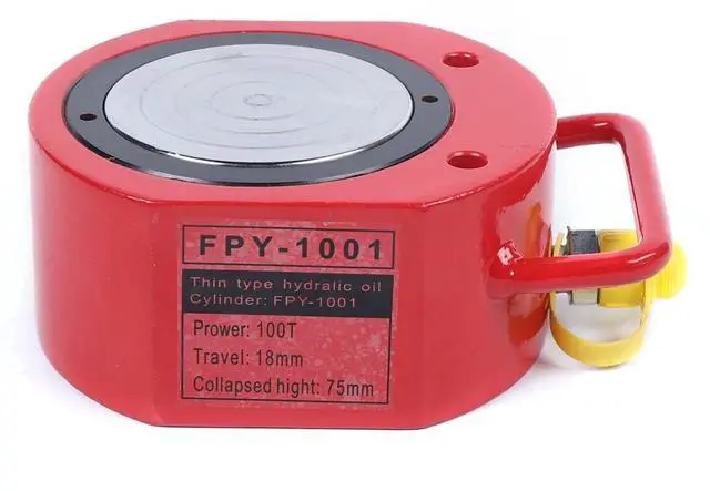 Main image of 100 Ton Hydraulic Cylinder Jack,Pancake Cylinder Ram, Flat Lift Cylinder 16MM, Body Jack, Mini Hydraulic Floor Jack for Steel, Bridges, Machinery