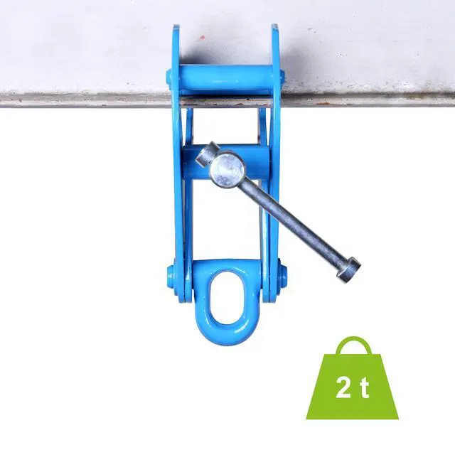 Alt view image 3 of 6 - Corso Beam Clamp - Adjustable Clamp | 2 Ton - 4400 lbs Load Capacity | 3 to 9 Inch Opening | Heavy Duty Design & Industrial Strength | LT-2B Model CC07019