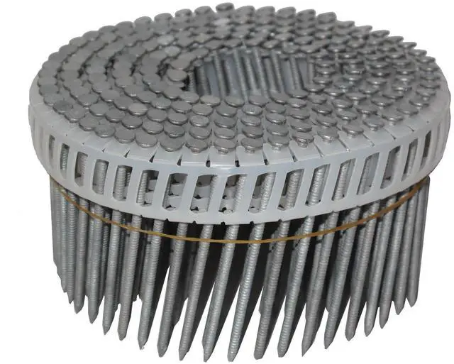 Main image of 212x092BPHDR 2-1/2-Inch by 0.092 Plastic Coil 15 Degree Ring Shank Hot Dipped Galvenized Siding Nails 4,800/Box