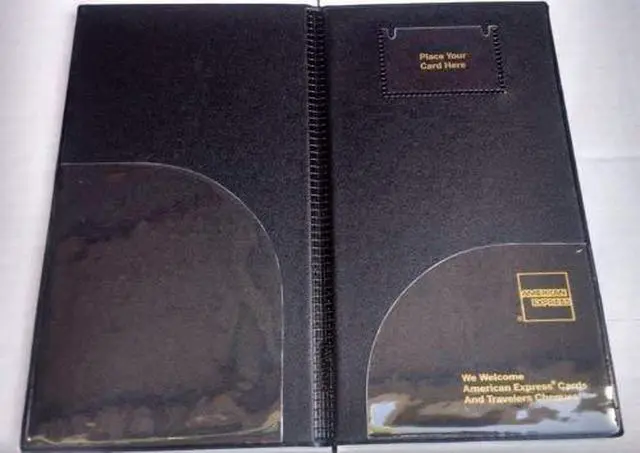 Alt view image 2 of 2 - 25 Pack - Folding Guest Check Presenters for Restaurants
