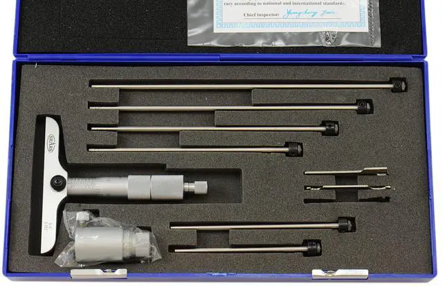 Main image of 0-6" X 4" Premium Depth Micrometer 0.001" 303-2504 P