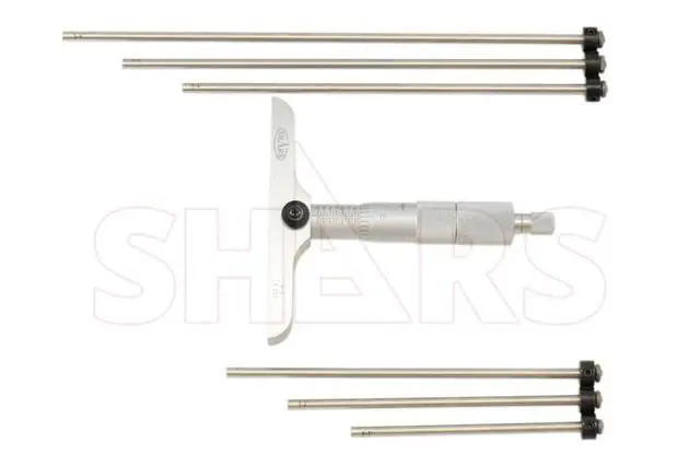 Alt view image 2 of 2 - 0-6" X 4" Premium Depth Micrometer 0.001" 303-2504 P