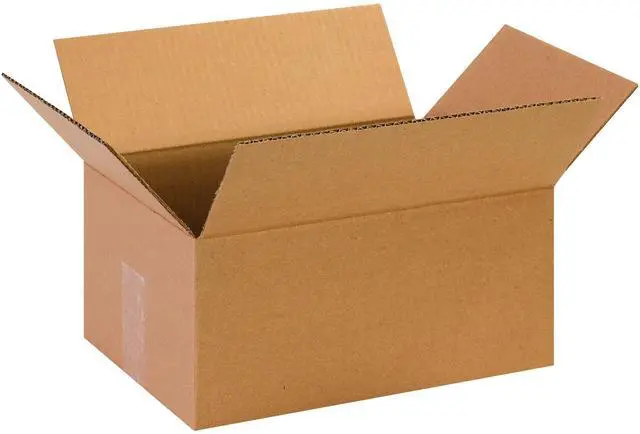 Main image of P1396100PK Corrugated Boxes, 13" L x 9" W x 6" H, Kraft (Pack of 100)
