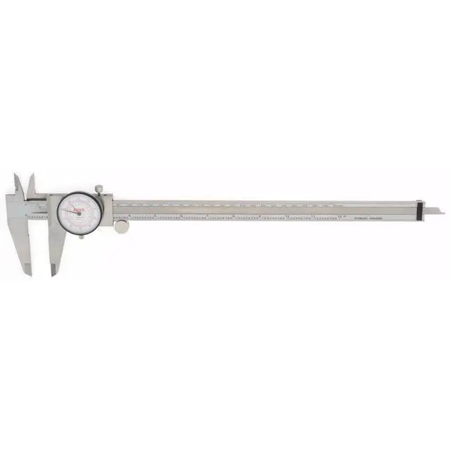 Alt view image 3 of 4 - 17-967-1 Dual Scale Inch Metric Dial Caliper: 0" to 12" (0 to 300mm) Range