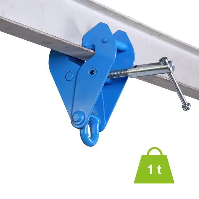 Alt view image 2 of 6 - Corso Beam Clamp - Adjustable Clamp | 1 Ton - 2200 lbs Load Capacity | 3 to 9 Inch Opening | Heavy Duty Design & Industrial Strength | LT-1B Model CC07009