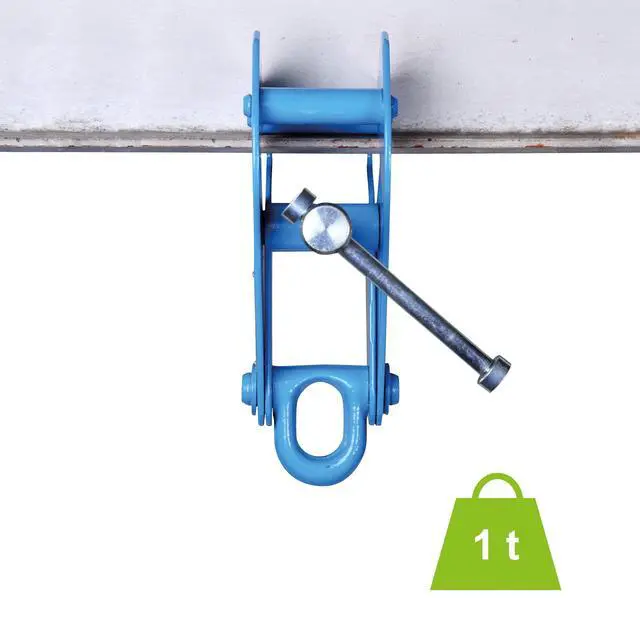 Alt view image 3 of 6 - Corso Beam Clamp - Adjustable Clamp | 1 Ton - 2200 lbs Load Capacity | 3 to 9 Inch Opening | Heavy Duty Design & Industrial Strength | LT-1B Model CC07009