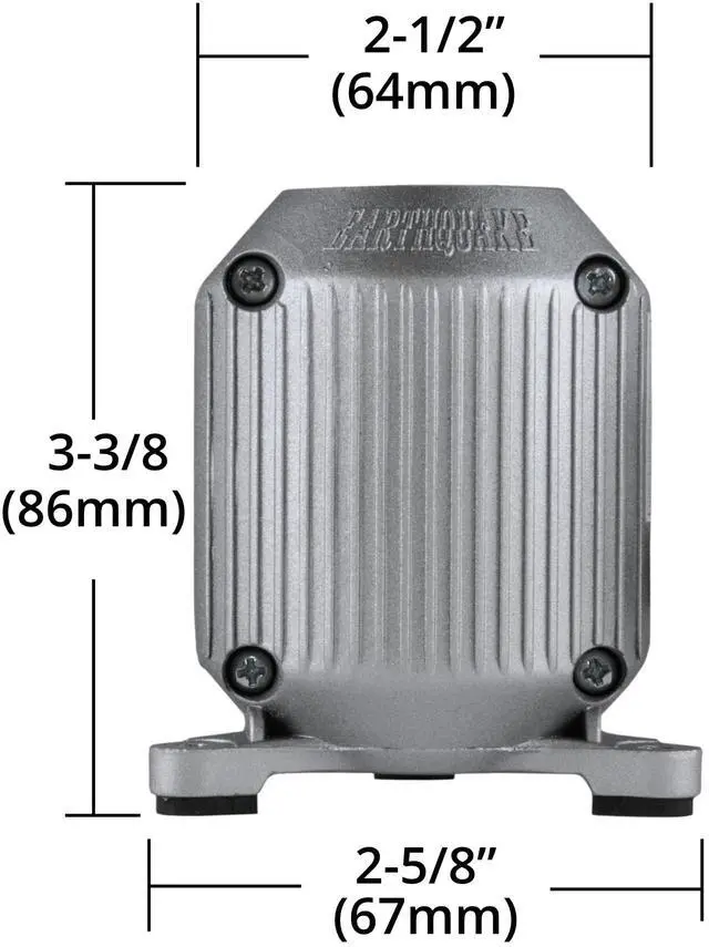 Alt view image 4 of 6 - Sound MQB-1 Tactile Transducer Bass Shaker - 500 Watts Max, 8 Ohm Impedance - Generates Low-Frequency Effects to Any Surface