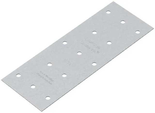 Alt view image 3 of 6 - TP15 TP 1-13/16 in. x 5 in. 20-Gauge Galvanized Tie Plate (Pack of 150)