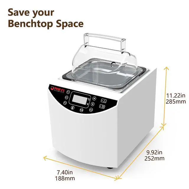Alt view image 6 of 6 - Water Bath - Digital 2 Liter Laboratory Electric Water Bath with Precise Temperature Control, Double Safety Features, and Easy to Read LED Display, Model WB101