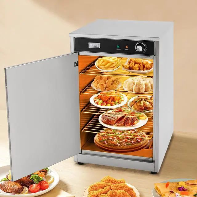 Alt view image 6 of 6 - Commercial Food Warmer, 600W 110V Food Warming Cabinet 86~185 Temperature Control & Each Tier 22lbs Load Capacity Food Steamer Bun Warmer Machine with Digital Display Hot Boxes for Catering (5Tier)