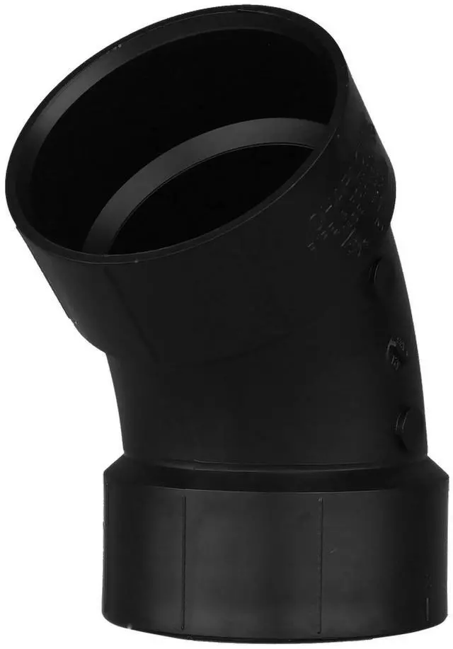 Main image of 3 DWV 1/8 Bend HUB X HUB DWV (Drain, Waste and Vent) (20 Unit Box)