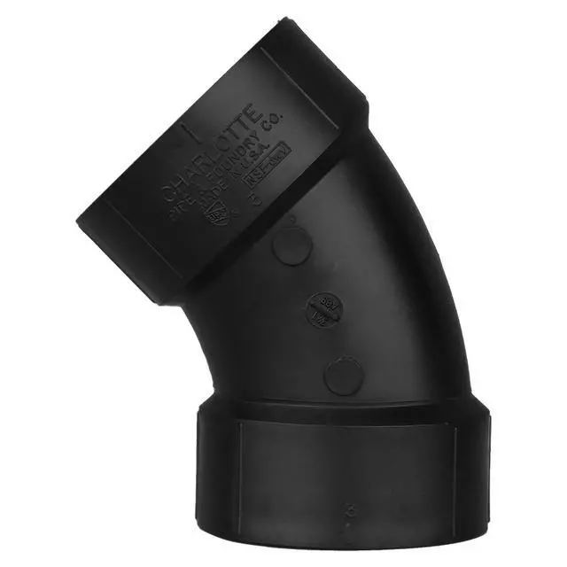 Alt view image 5 of 6 - 3 DWV 1/8 Bend HUB X HUB DWV (Drain, Waste and Vent) (20 Unit Box)