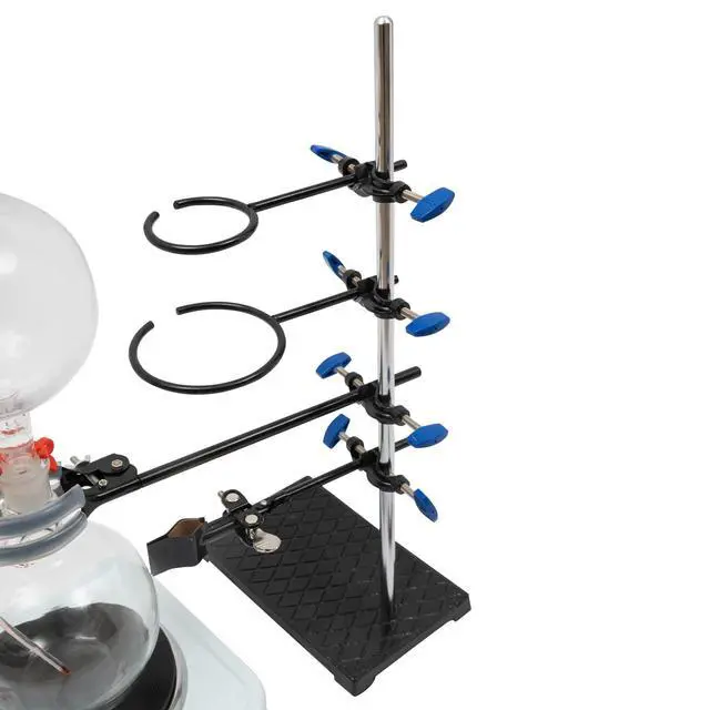 Alt view image 5 of 6 - Distillation Apparatus Lab Glassware Kit 1000ml Essential Oil Distiller Kit Glass Steam Distillation with 1000W Heater Steam Water Distiller Purifier Essential Oil Distillation Apparatus for Home Lab